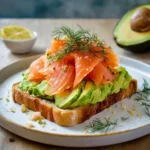 salmon avocado toast